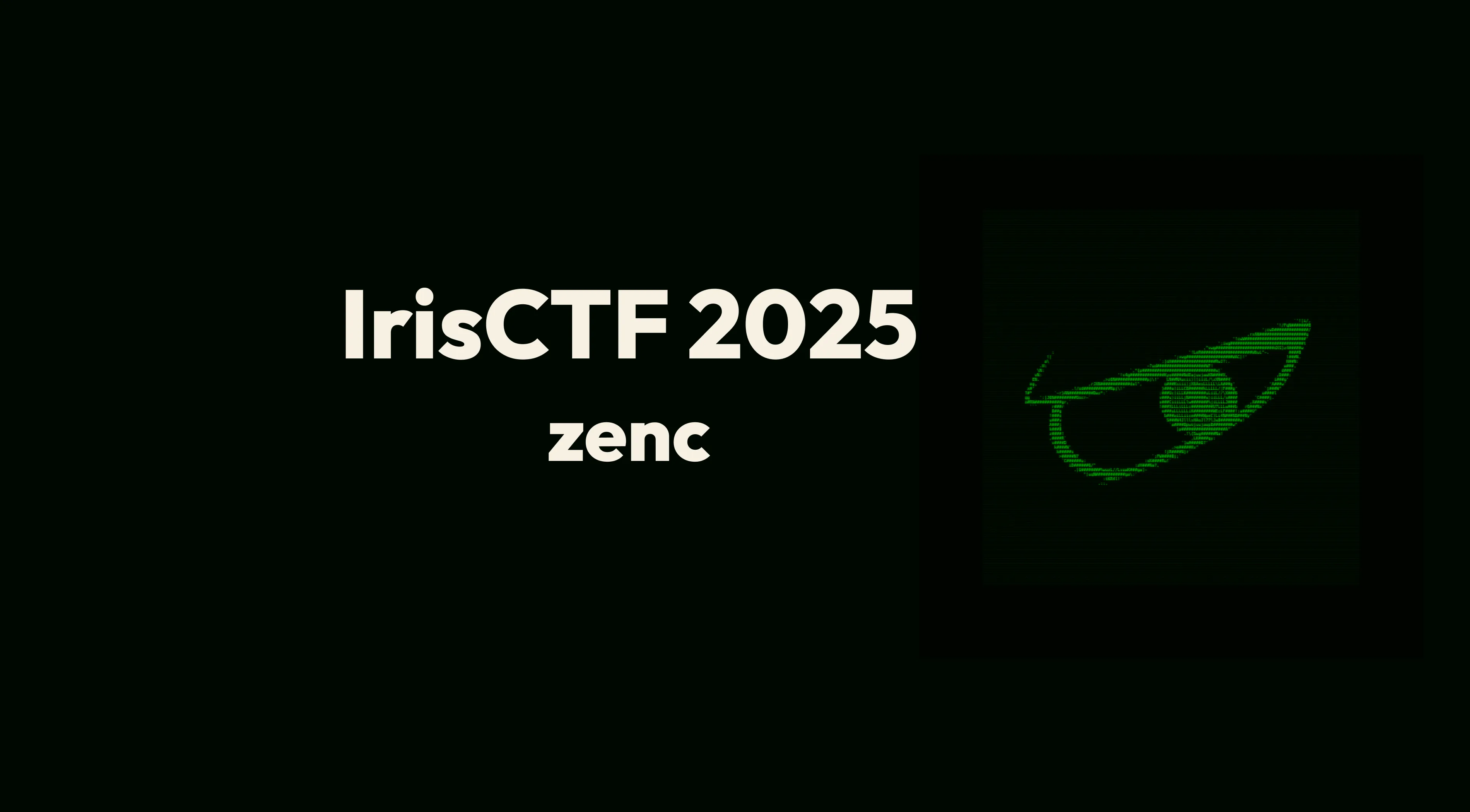 IrisCTF 2025 Writeup - [OSINT]