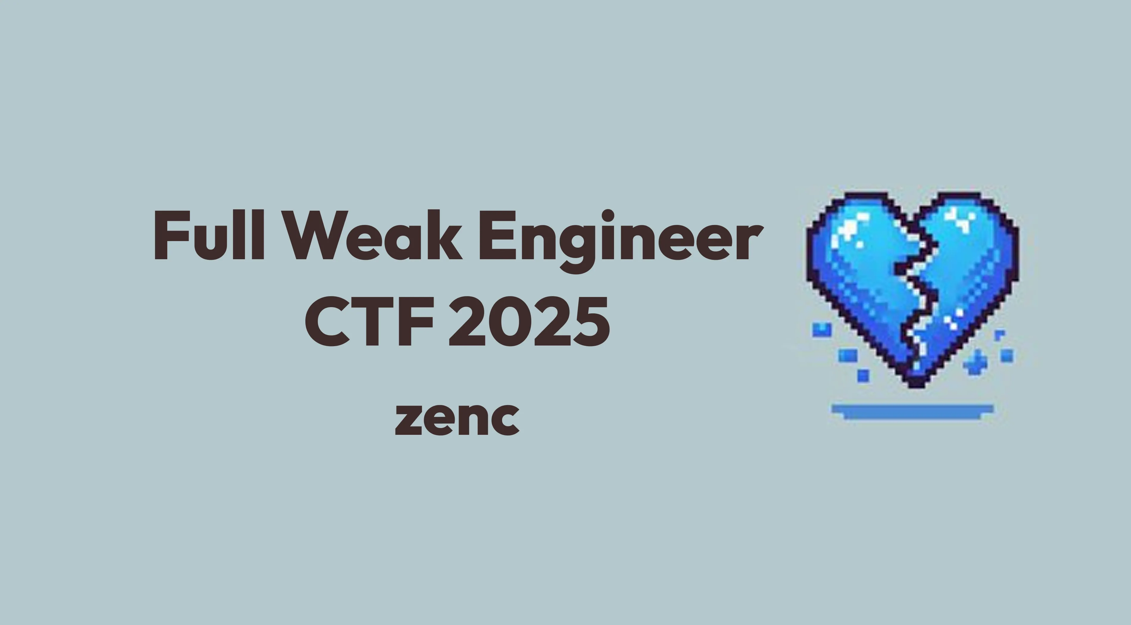 FWE CTF 2025 - Writeup