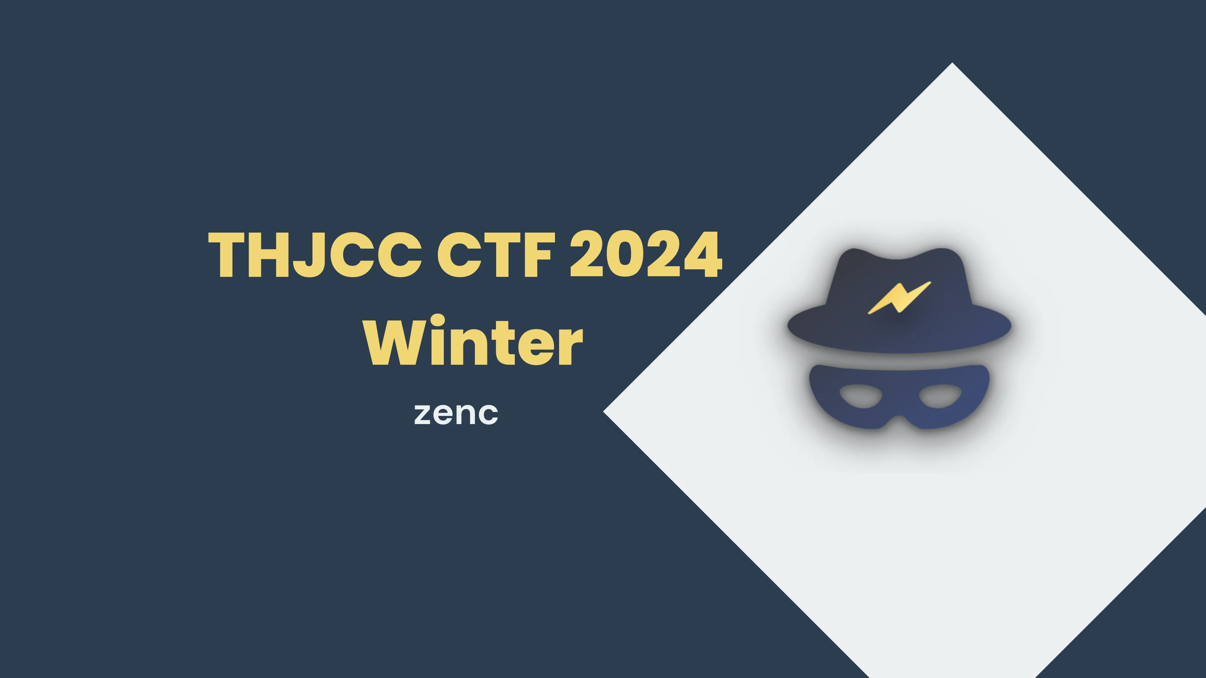 THJCC CTF 2024 Winter - Writeup